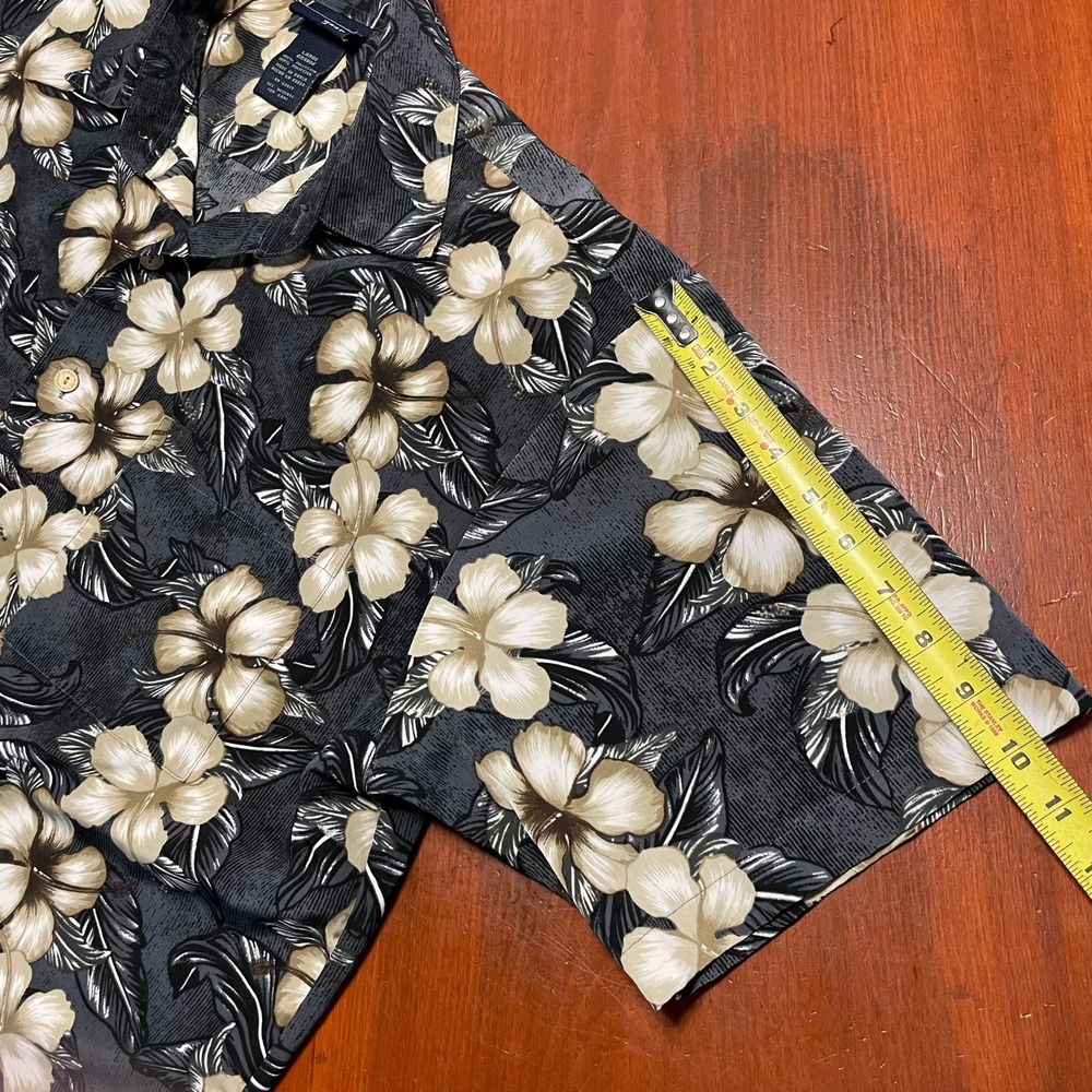 RETRO Hawaiian Shirt Extreme Gear Lightweight Island Tropics Large 90s/Y2K EUC - Picture 8 of 8